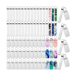 80 llaveros de pulsera en blanco de sublimación con