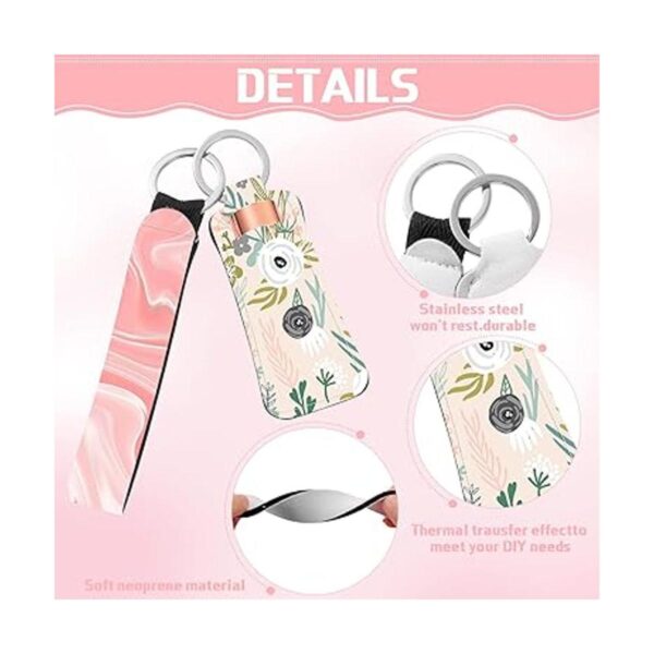80 llaveros de pulsera en blanco de sublimación con