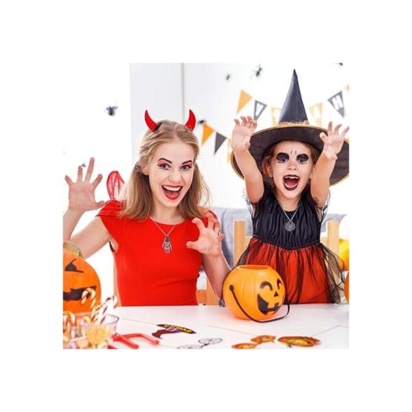 80 dijes de Halloween colgantes de plata antigua