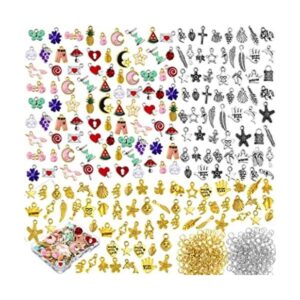 800 dijes para hacer joyas varios chapados en oro dijes