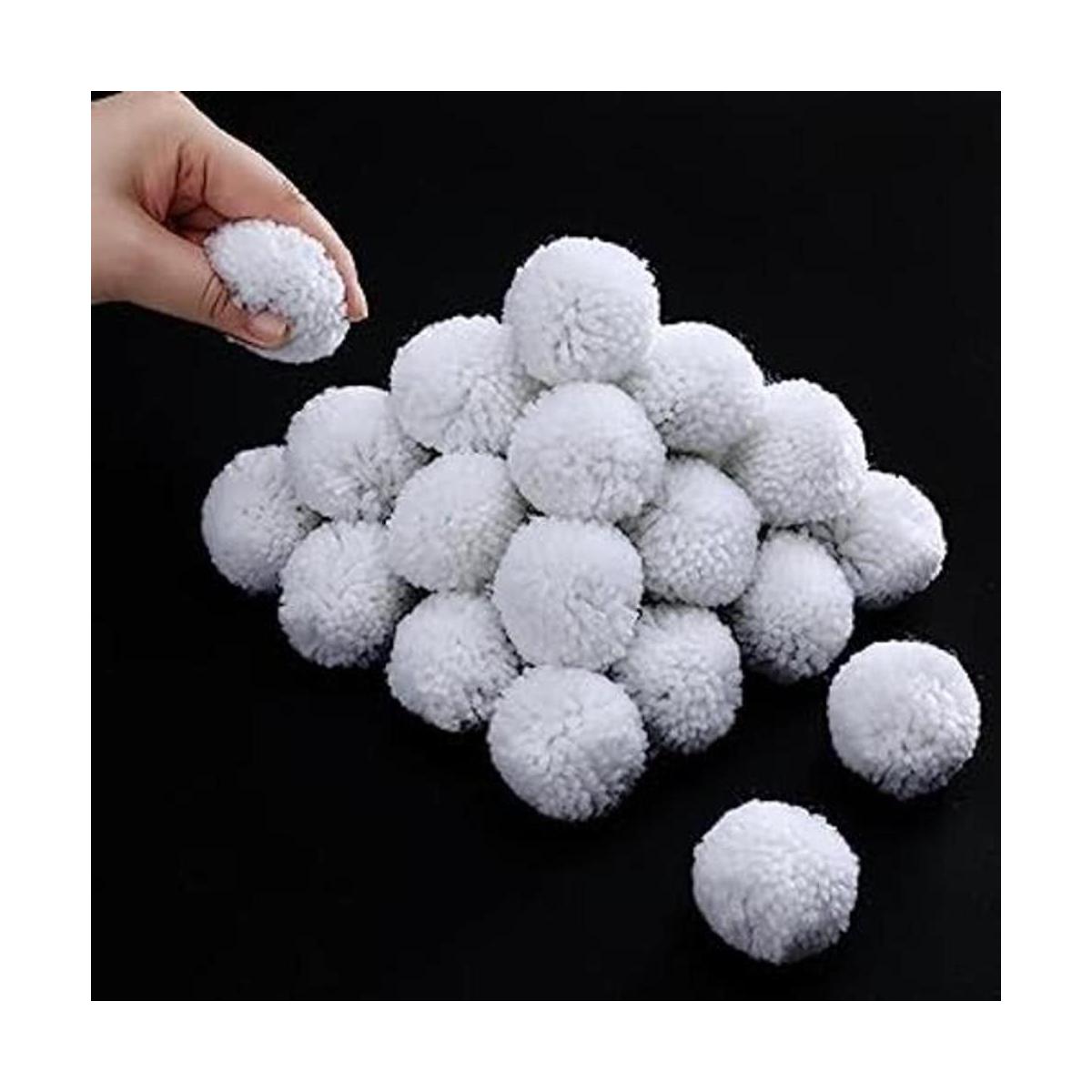 80 pompones de Navidad de 2 pulgadas para artes y