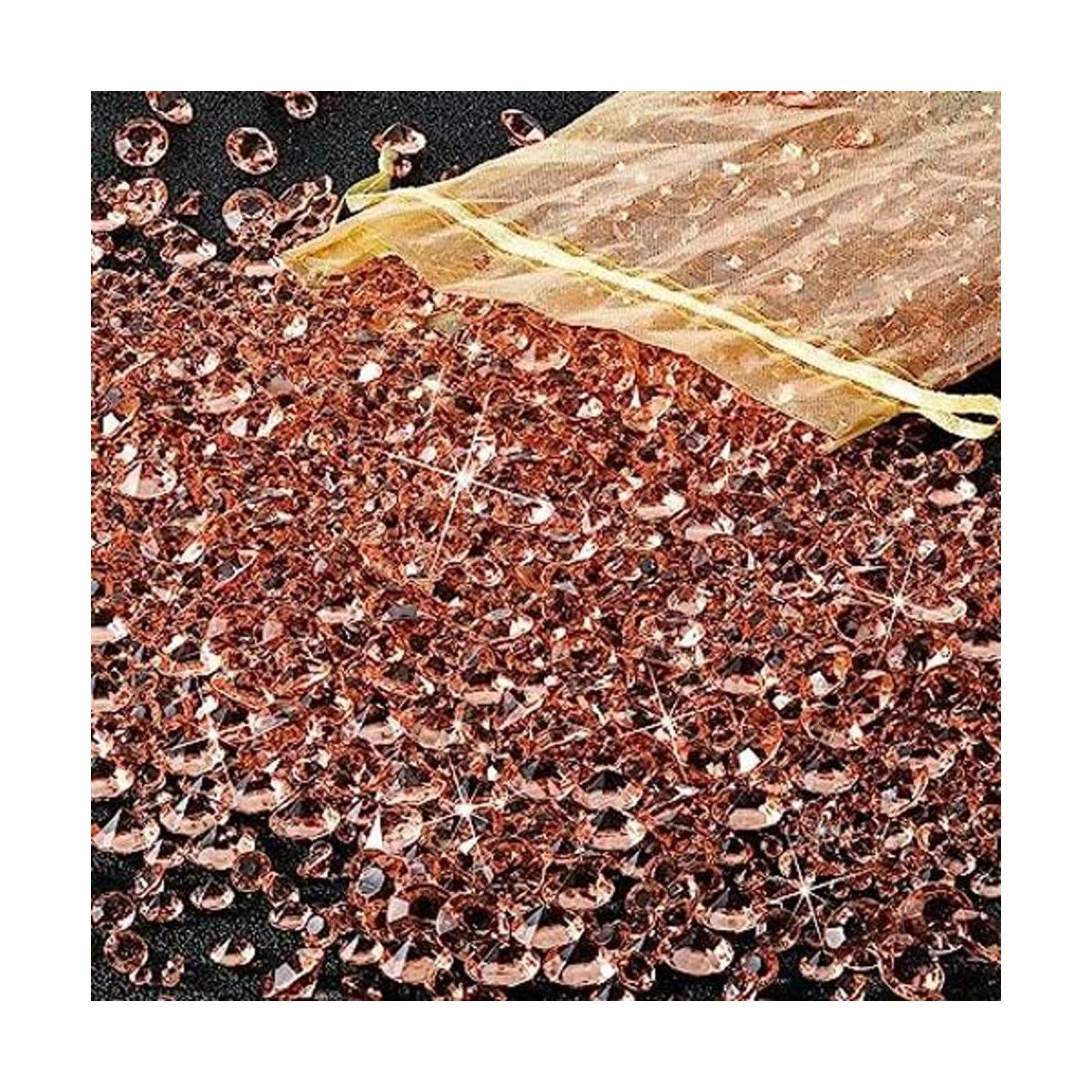 8000 piezas de cristal acrílico brillante de diamantes en