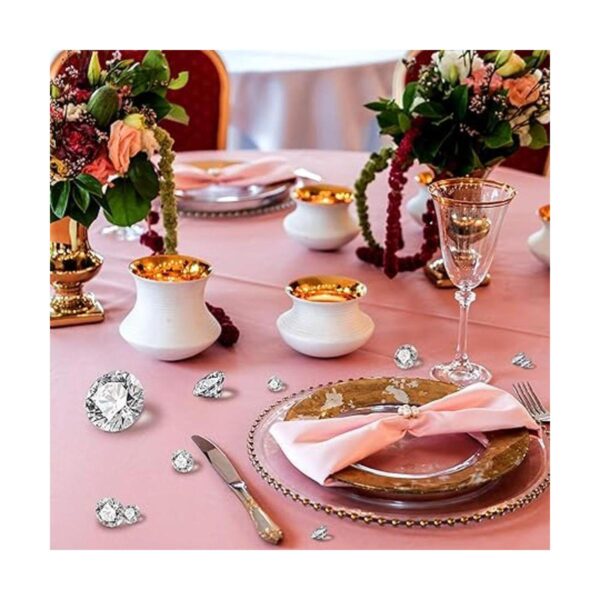 800 piezas de decoración de diamantes acrílicos para mesa