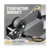 800lbs Capacity Heavy Duty Hand Winch Crank Strap Gear