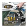 800lbs Capacity Heavy Duty Hand Winch Crank Strap Gear