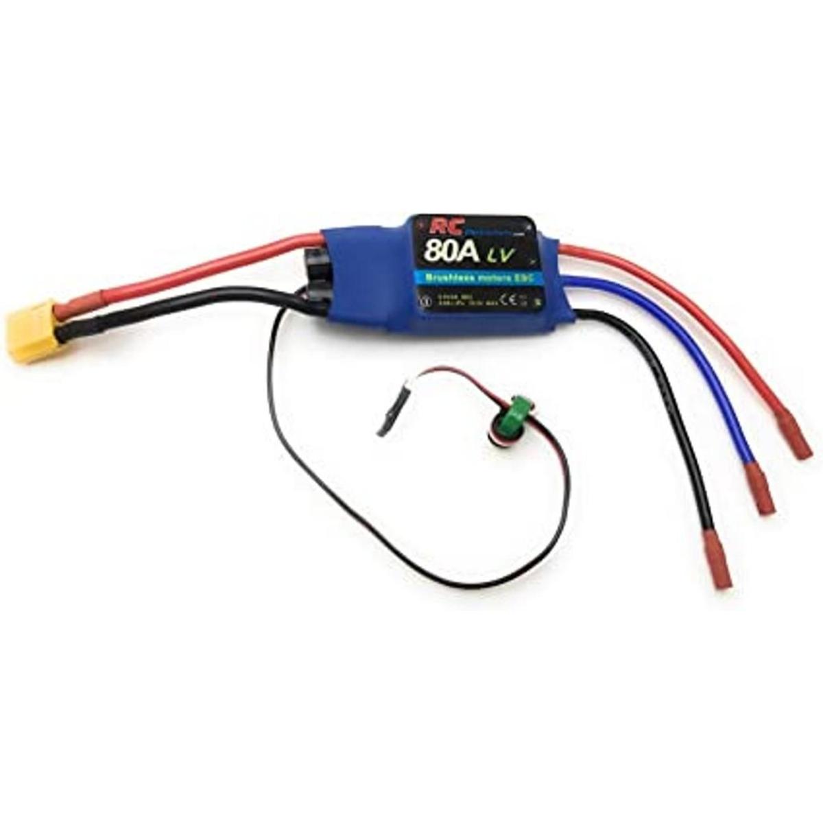 80A RC Controlador de velocidad eléctrico ESC para motores