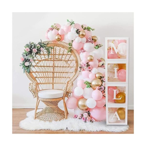 82 piezas de decoraciones de baby shower para niña caja_2