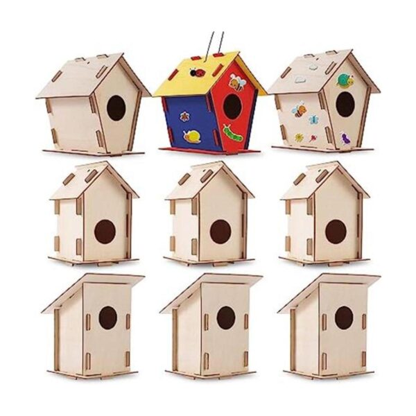 9 kits de casa de pájaros para que los niños construyan_1