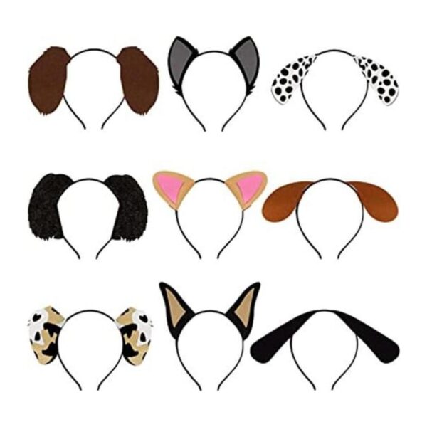 9 diademas de orejas para perros para mascotas regalos de_1