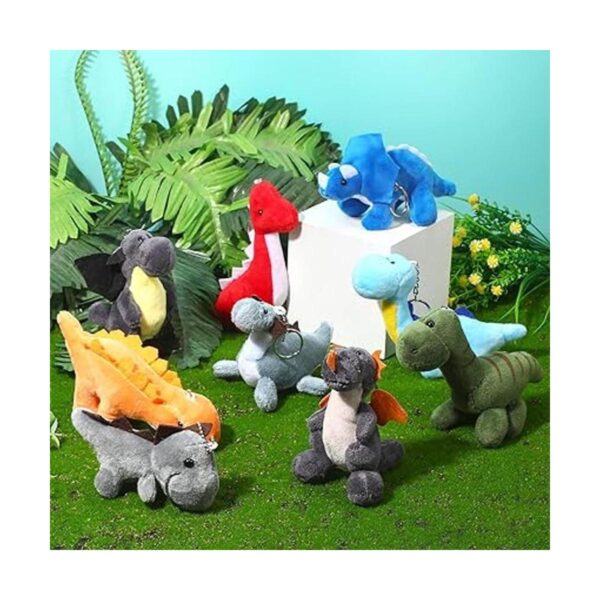 9 piezas de animales de peluche de dinosaurio de 4 a 6