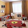 9 piezas de decoración de fiesta de auto de carreras