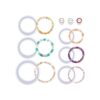 9 piezas de silicona pulsera molde y anillo de resina