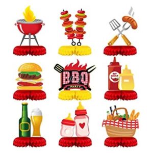 9 piezas para barbacoa baby shower centros de mesa para_1