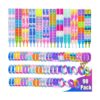 90 pulseras para reventar recuerdos de fiesta para niños