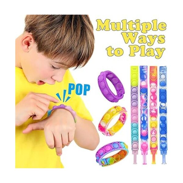 90 pulseras para reventar recuerdos de fiesta para niños