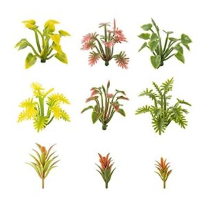90 piezas de plantas de modelo mixto en miniatura mini