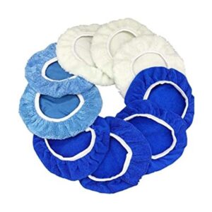 9 to 10 Inches Buffer Bonnets 9Pcs Waxers Bonnet Set_1