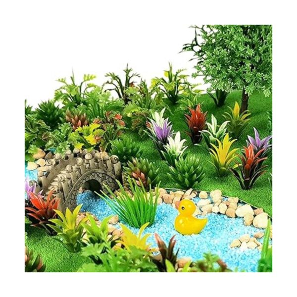 91 piezas de árboles modelo mixtos en miniatura modelo de_6