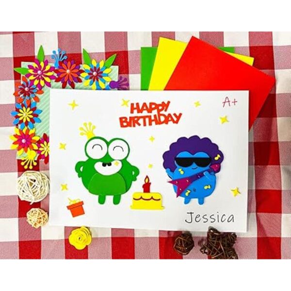 96pcs Foam Sheet Crafts 8.5X 5.5 in 12 Assorted Colors Eva