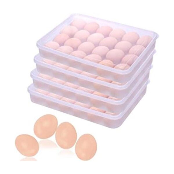 96 soportes para huevos para refrigerador 4 juegos de