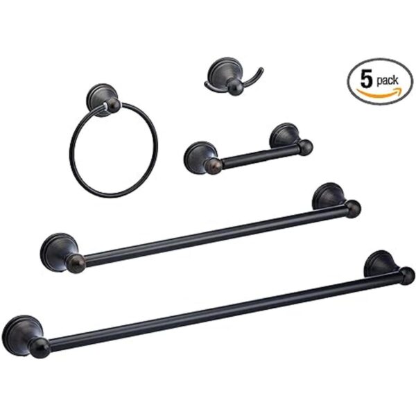 ABBR817OR Juego de accesorios de baño 5 piezas bronce