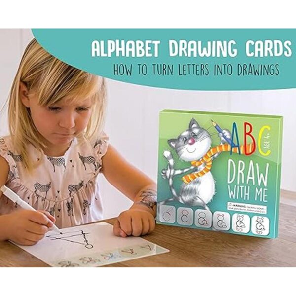 ABC dibujar con Me Alfabeto de borrado en seco tarjetas_3