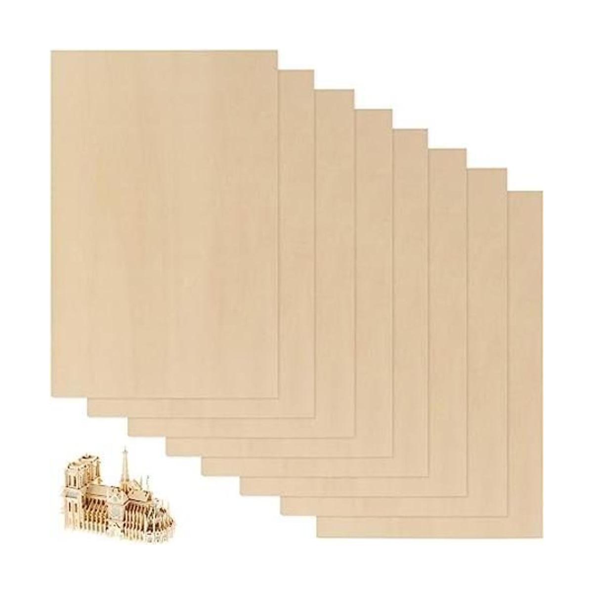 ABuff Hojas de madera de tilo 116 paquete de 20 hojas de