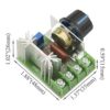 AC 50220V 2000W 25A controlador de velocidad del motor SCR_2