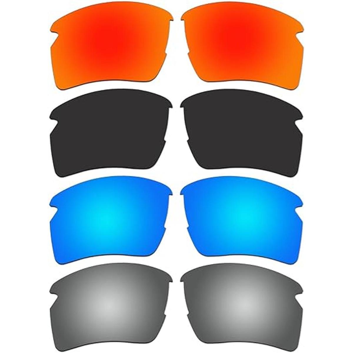 ACOMPATIBLE Paquete de 4 pares de lentes polarizados de