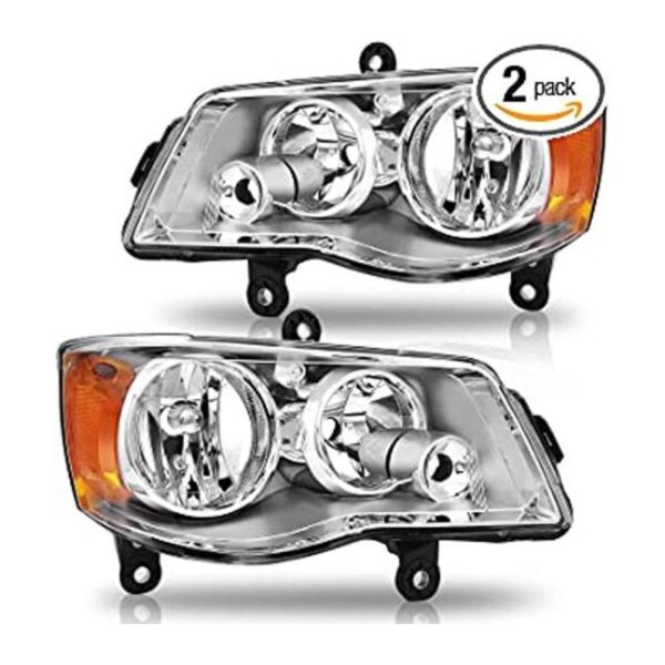 ADCARLIGHTS Montaje de faros delanteros Grand Caravan_1