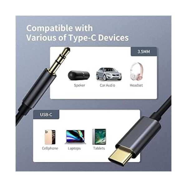 AD ADTRIP Adaptador de conector auxiliar de audio tipo C a_6