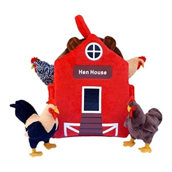 ADORE Playset de gallinero casa de las gallinas y gallos_1
