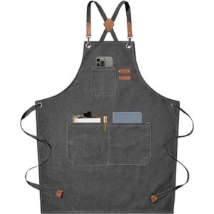 AFUN Delantales de chef para hombres y mujeres con_1