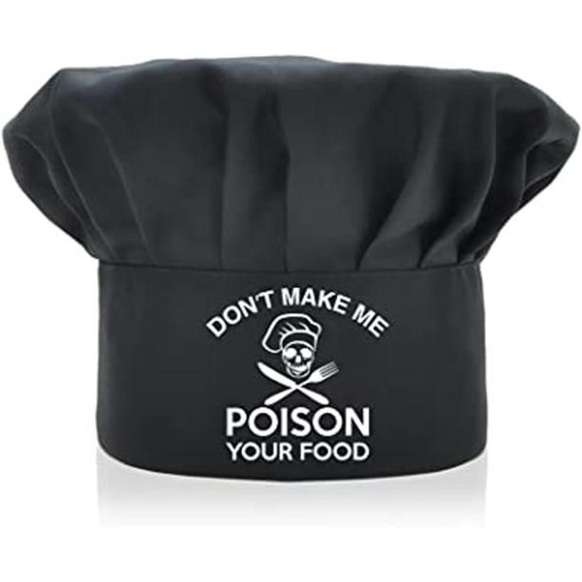 AGMdesign Gorro de chef divertido no me hagas envenenar