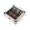 AHUONEL Organizador de caja de té 9 compartimentos caja_6