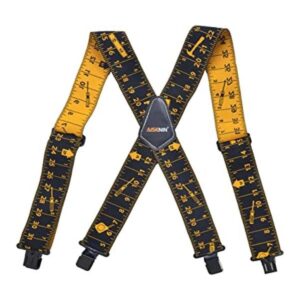 AISENIN Tirantes de cinta métrica para hombre 2.0 in de_1