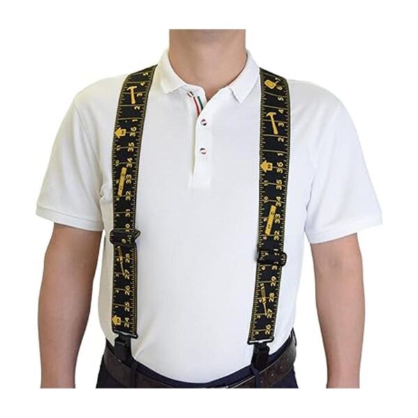 AISENIN Tirantes de cinta métrica para hombre 2.0 in de_2
