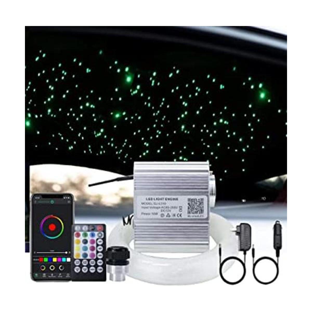 AKEPO Kit de luz musical RGBW de 10 W parpadeante cable