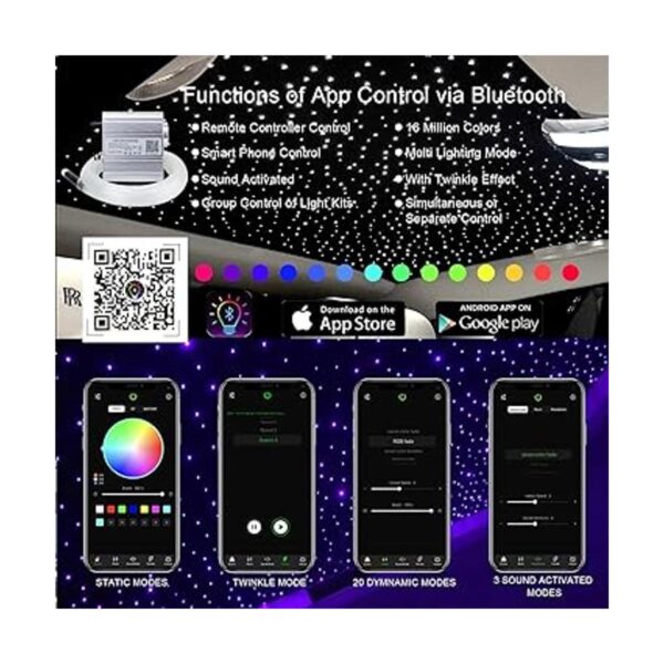 AKEPO Kit de luz musical RGBW de 10 W parpadeante doble_3