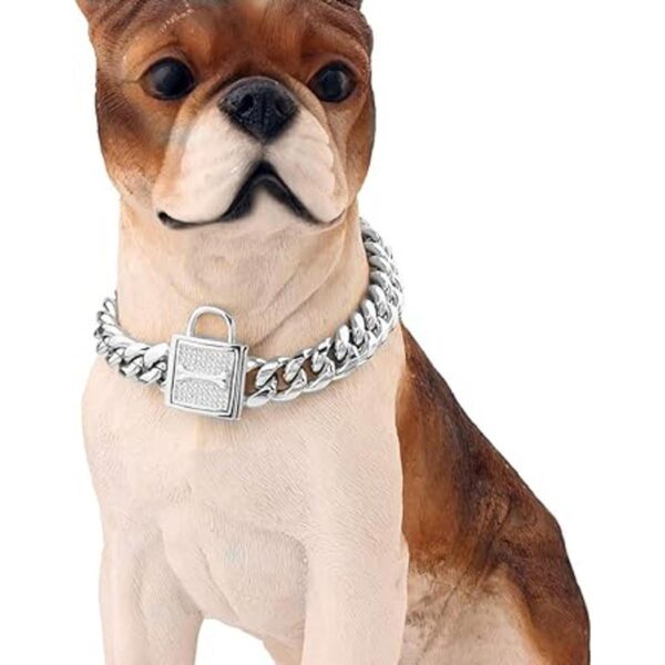 AIYIDI Collar de cadena para perro collar de cadena_4