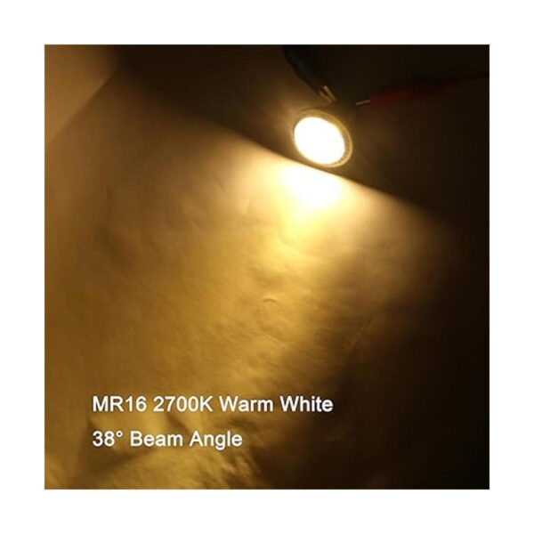 ALIDE MR16 Bombillas LED 5W luz natural color blanco cálido_4