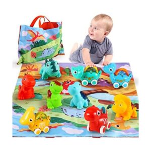 ALASOU Juguetes de coche de dinosaurio para niños y niñas_1