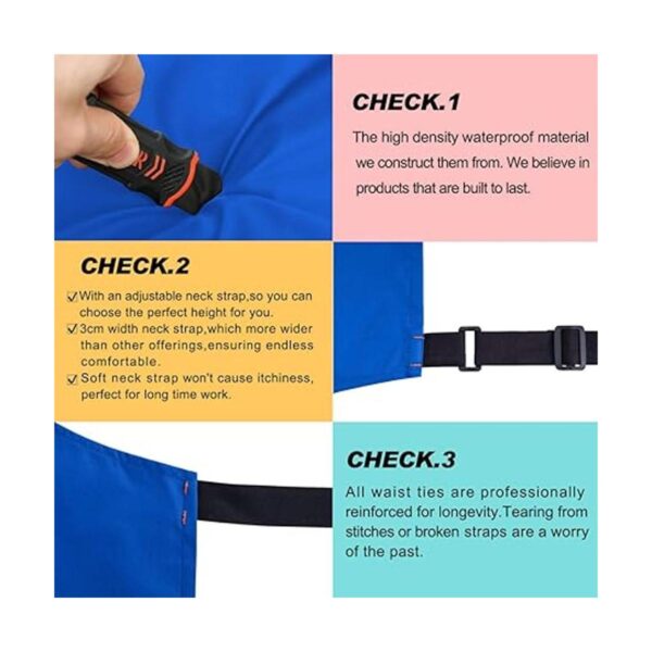 ALIPOBO Delantal impermeable para hombres y mujeres