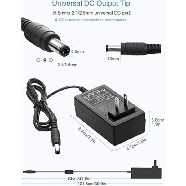 ALITOVE Adaptador de fuente de alimentación de 12 V 3 A CC_2