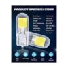 ALOPEE Paquete de 4 bombillas LED T10 ultra brillantes de_3