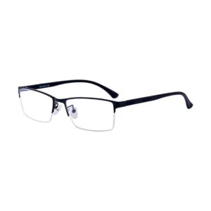 ALWAYSUV Moda Negro Medio Marco Lente Claro Negocio Gafas_1