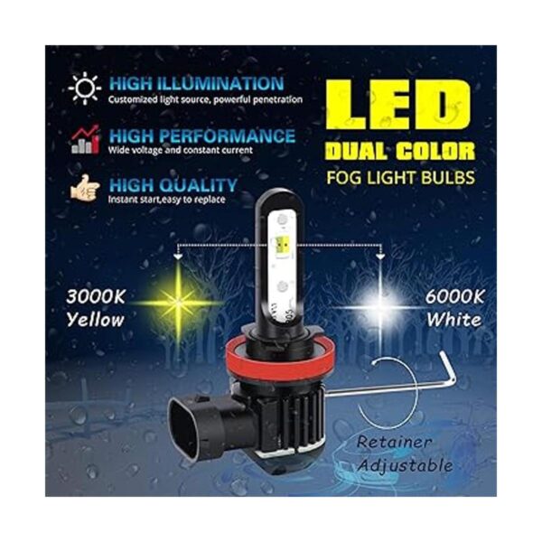 ALLA Lighting HB4 9006 Switchback Bombillas LED_5