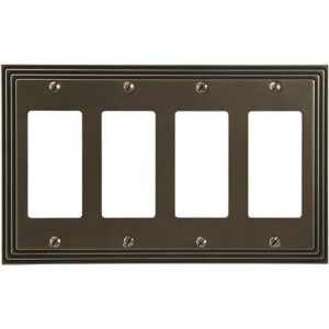 AMERELLE 84R4RB Steps Placa de pared de metal fundido_1