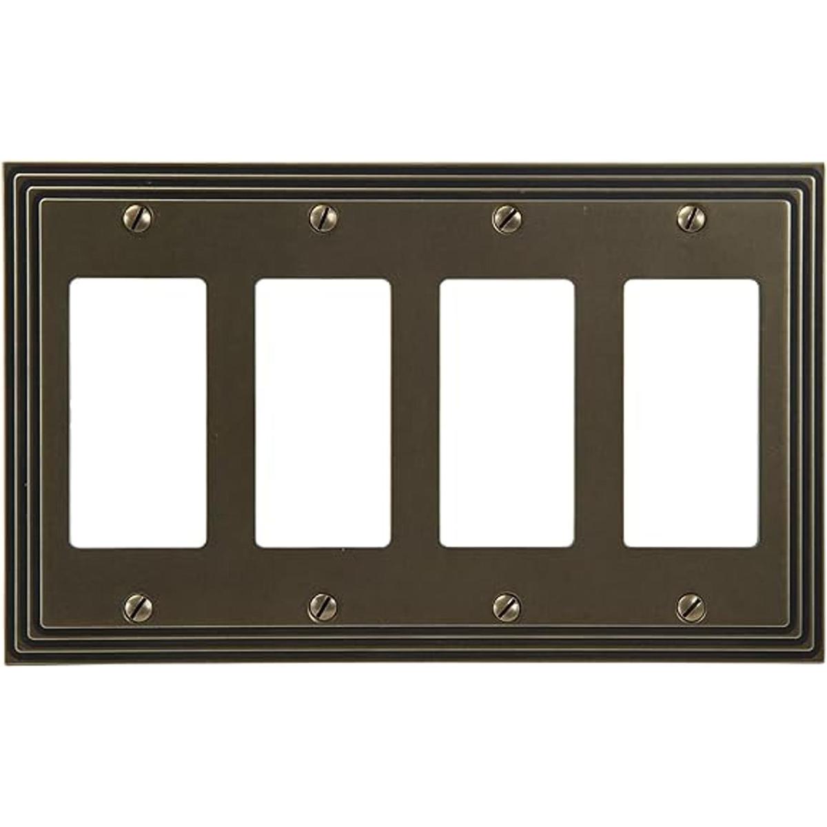 AMERELLE 84R4RB Steps Placa de pared de metal fundido