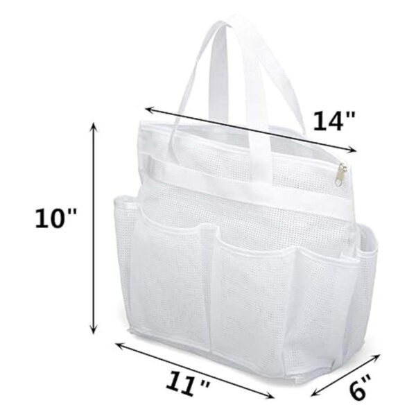 ALYER Bolsa grande de malla para buceo con compartimento